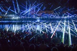 „Sostinės dienose“ – ateities Vilnius didžiausiame lazerių šou