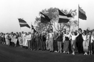 G. Nausėda apie Baltijos kelią: tegul tai būna mūsų įkvėpimo šaltinis