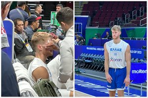 Per Graikijos rinktinės treniruotę – Th. Walkupo kraujas: tai mano paties kaltė