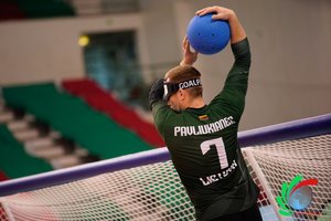 Įsibėgėję Lietuvos golbolininkai pasaulio žaidynėse įveikė japonus