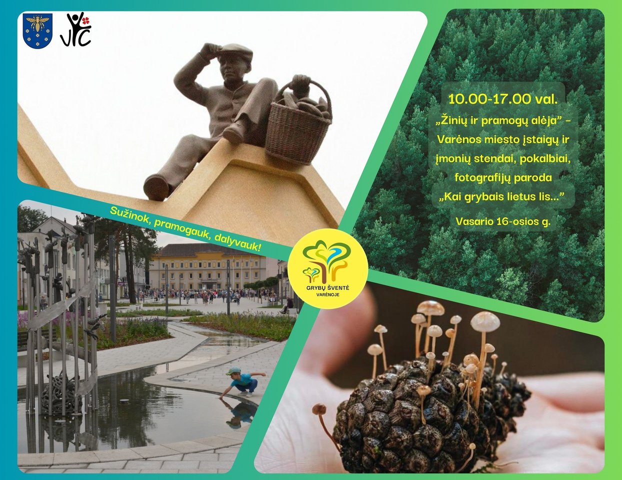 Jau 26-erius metus varėniškiai kasmet kviečia į tradicinę Grybų šventę.<br>Organizatorių nuotr.