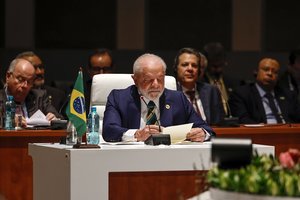 BRICS susitikimas: Brazilijos prezidentas ragina užbaigti karą Ukrainoje