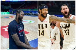 JAV rinktinės lyderį nustebino klausimas apie J. Valančiūną, o žurnalistus – lengvai prieinamos NBA žvaigždės