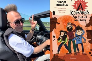Tomas Dirgėla draugystės siūlo ieško ir naujame detektyve, ir dviejų vaikų istorijoje