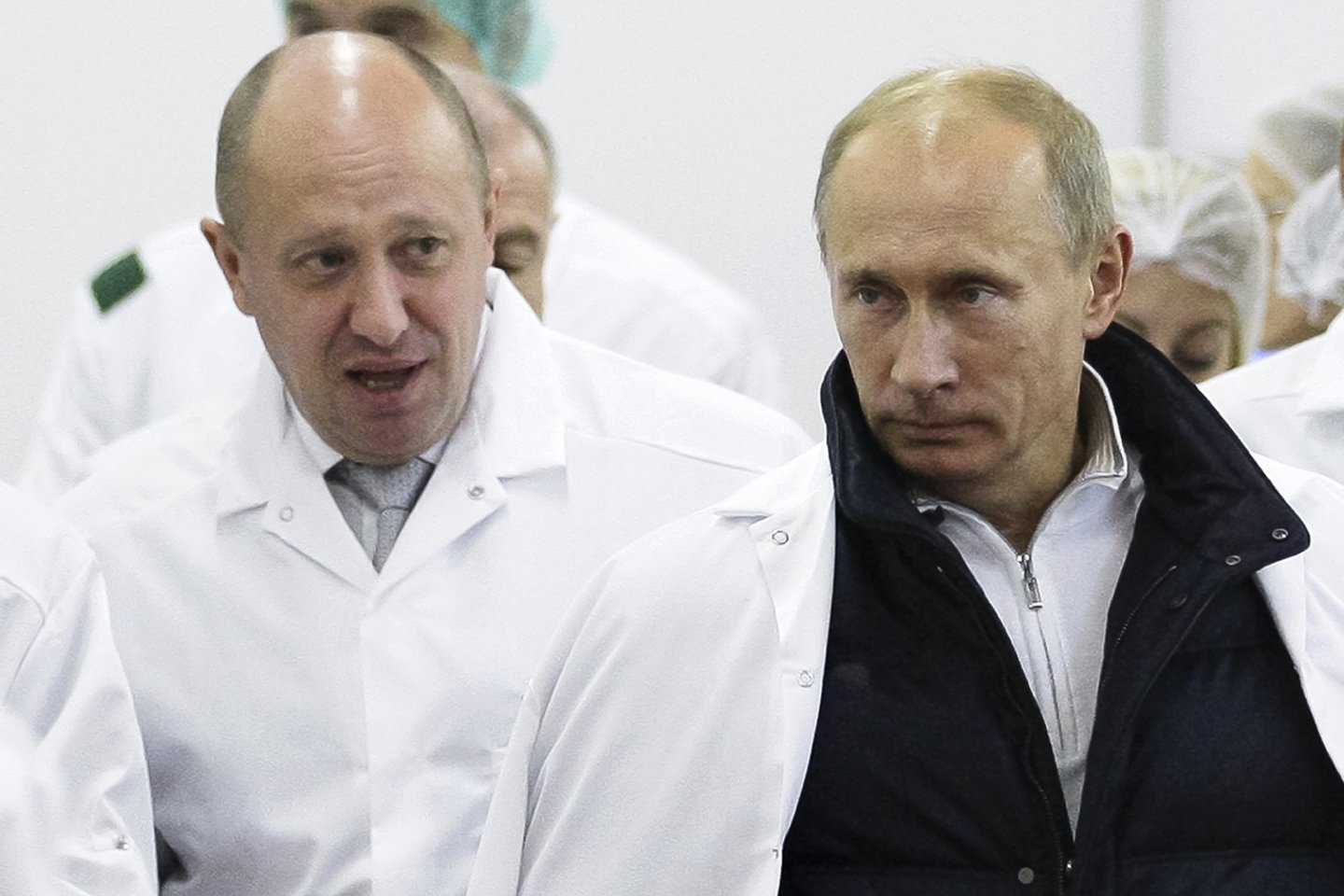 J. Prigožinas ir V. Putinas.<br>AP/Scanpix nuotr.