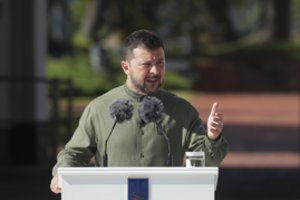 V. Zelenskis apie J. Prigožino lėktuvo katastrofą: „Visi supranta, kas yra susijęs“