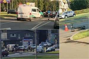 Sujudimas Kaune: ketvirtadienio vakarą partrenkta paspirtuku važiavusi Indijos pilietė