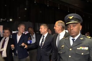 S. Lavrovą supykdė klausimai apie J. Prigožiną: vietoj atsakymo – keiksmažodis