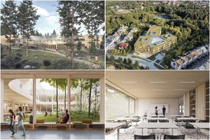 Galima tik pavydėti: architektų idėjos mokyklai Verkiuose – be ribų 