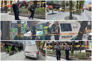 Kauno Laisvės alėjoje kaukėtų banditų grupė užpuolė kavinės klientus