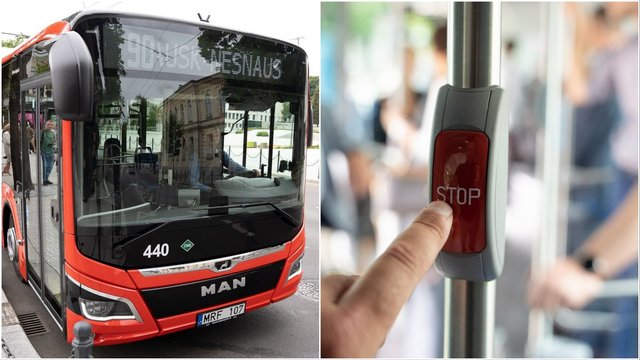 Keleiviai įvertino „STOP“ mygtukus Kauno viešajame transporte: giria toli gražu ne visi