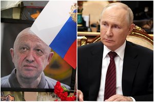 Rusijos pareigūnai įvertino J. Prigožino žūtį: pasakė, ko bijojo Kremliaus šeimininkas 