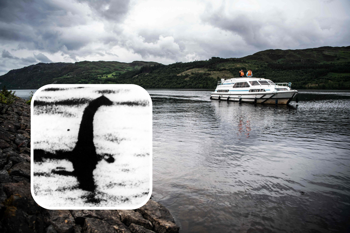Prasideda didžiausi per pastaruosius dešimtmečius Lochneso ežero tyrimai.<br>lrytas.lt koliažas.