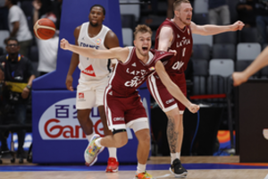 Sensacija: be išvaryto N. de Colo žaidusi Prancūzija krito prieš Latviją ir važiuos namo be medalių