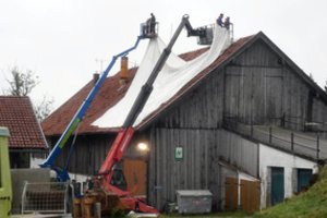 Kruša nuniokojo pietų Vokietijos miestą, paskelbta gamtinė katastrofa