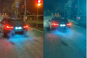 BMW vairuotojo elgesys Vilniuje – tiesiog nesuvokiamas: „Davė dievas pinigų, bet proto pagailėjo“