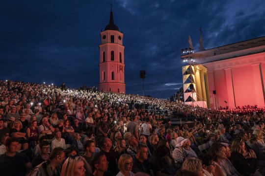 Savaitgalį šalies sostinėje nuskambėjo tarptautinis NATO karinių orkestrų festivalis „Military Tattoo Lithuania 2023“.<br>I.Budzeikaitės ir T.Kavaliausko (kariuomene.lt) nuotr.