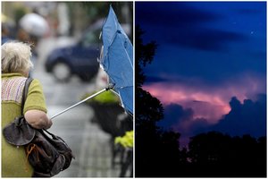 Sinoptikai įspėja: per Lietuvą slinks galingos audros – kai kur dangus gali maišytis su žeme