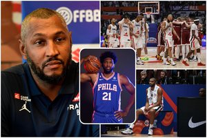 B. Diaw aptarė Prancūzijos tragediją, prieštaringą N. Batumo pasisakymą dėl Rusijos ir situaciją dėl J. Embiido