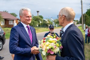 G. Nausėda Varėnoje: įvairaus pobūdžio grėsmės prie Lietuvos ir Baltarusijos sienos išlieka