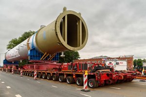 Po „Orlen Lietuva“ reaktoriaus kelionės Klaipėdos gatvėse prireikė remonto