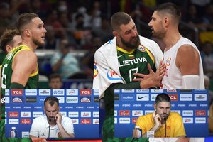 Juodkalnijos treneris baksnojo į juodą statistiką, N. Vučevičius – į J. Valančiūno gynybą: NBA taip negalima