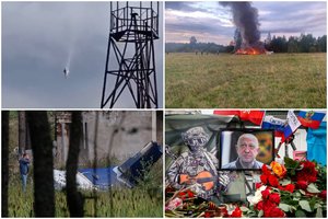 Rusija atsisako tirti J. Prigožino lėktuvo katastrofą pagal tarptautines taisykles