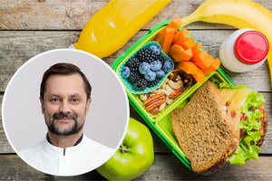 Profesorius pataria, kokie produktai turi atsidurti vaikų pietų dėžutėse
