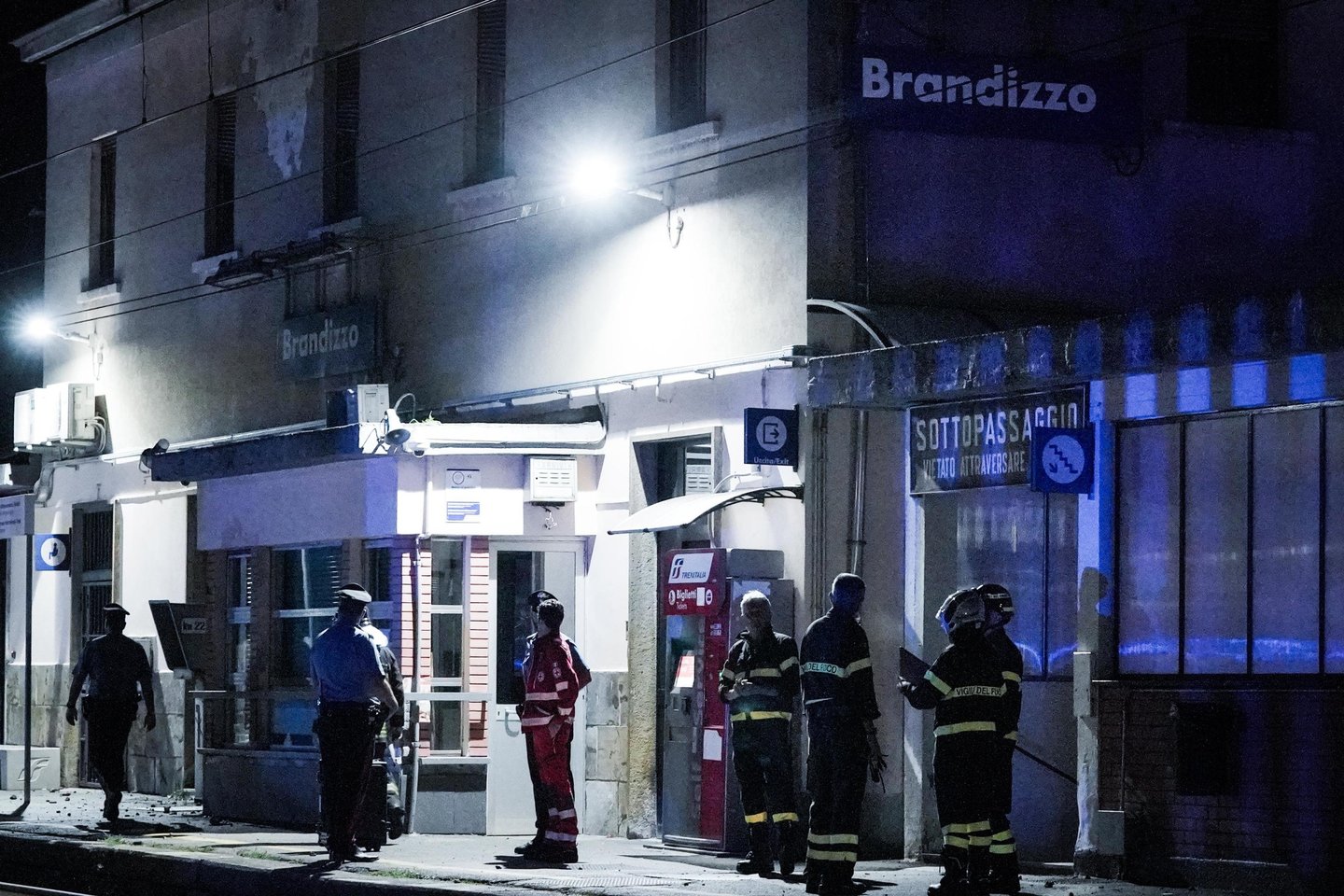 Per traukinio avariją Italijoje žuvo penki techninės priežiūros darbininkai.<br>EPA-ELTA nuotr.