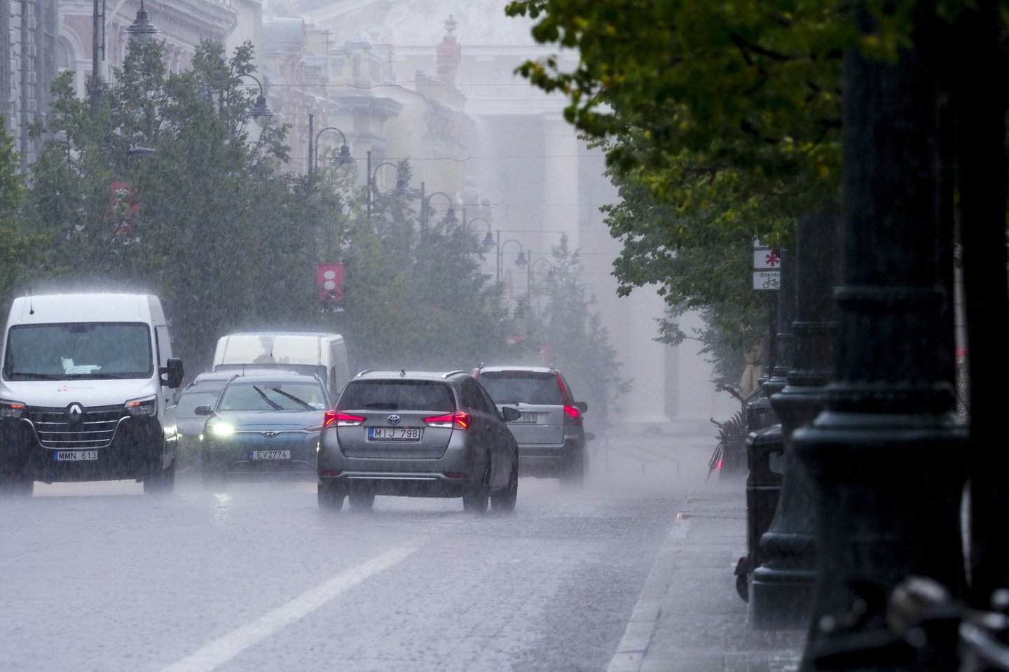 Kelininkai: Šiaulių apskritį plauna lietus, kitur be žymesnių kritulių.<br>V.Ščiavinsko nuotr.