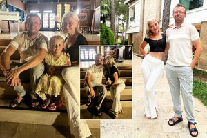 Svetur ypatingą progą minintys Marius ir Renata Jampolskiai: „Jaukiai pasibuvome“