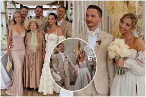 Nidoje Jurgos Anusauskienės sūnus Mindaugas Anusauskas vedė savo išrinktąją Emilę Valiukaitę