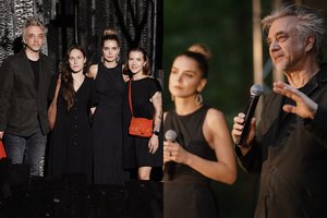 A. Mamontovas ir J. Vaitkutė Europos parke pristatė instaliaciją „Anglies miškas“: perspėja apie kaistančią planetą