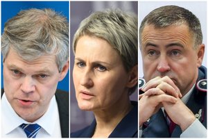 Įtakingiausi Lietuvos tarnautojai ir pareigūnai: D. Jauniškis, N. Grunskienė, R. Požėla