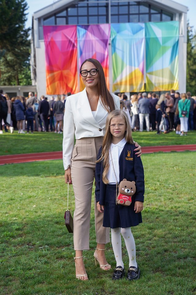 Gabrielė Grygolaitytė-Vasha su dukra Adrija.<br> G. Bitvinsko nuotr.