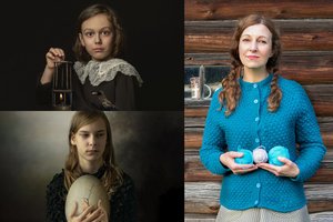 Įstabių kūrinių autorė dirba sunkiai suvokiamomis sąlygomis: augina 4 vaikus ir slaugo sunkiai sergančią mamą