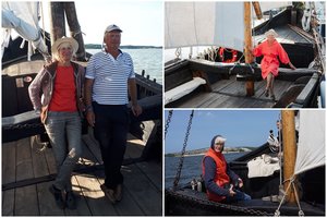 Nidiškių pora sėkmingai buriuoja ir kurėną „Kuršis“, ir gyvenimo laivą