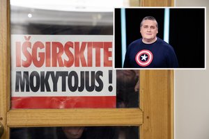 S. Malinauskas apie streikuosiančius mokytojus: kai ateini su nerealiais reikalavimais, gauni nerealius pažadus