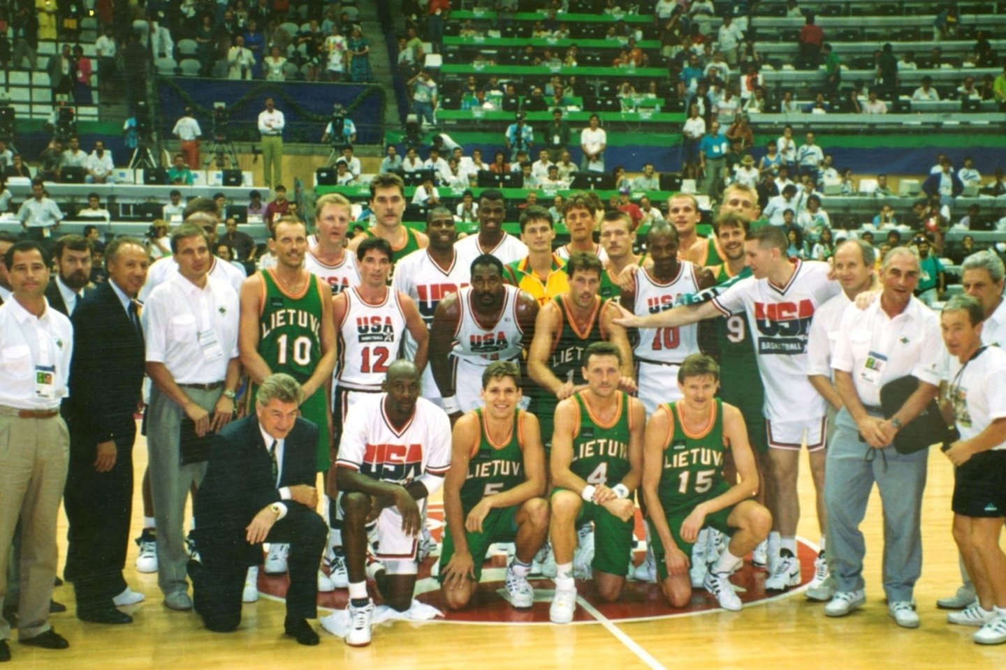 Barselonos olimpinėse žaidynėse laukė kova prieš Svajonių komandą.<br>LKF nuotr.