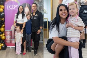 S. Skambino mylimoji tapo grožio renginio vedėja: atvyko palaikyti ir šokėjo sūnus iš ankstesnės santuokos