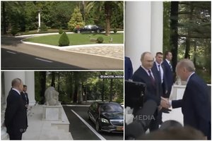 R. T. Erdoganas atvyko į Rusiją derybų su V. Putinu