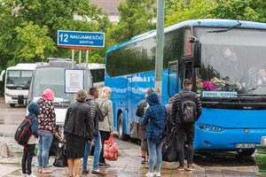 Panevėžio rajone pabėgėliai autobusais nemokamai važiuos iki karo pabaigos