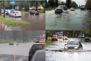 Klaipėda pradeda kovą su vandens stichija: parengė planą, kaip išvengti apsemtų gatvių