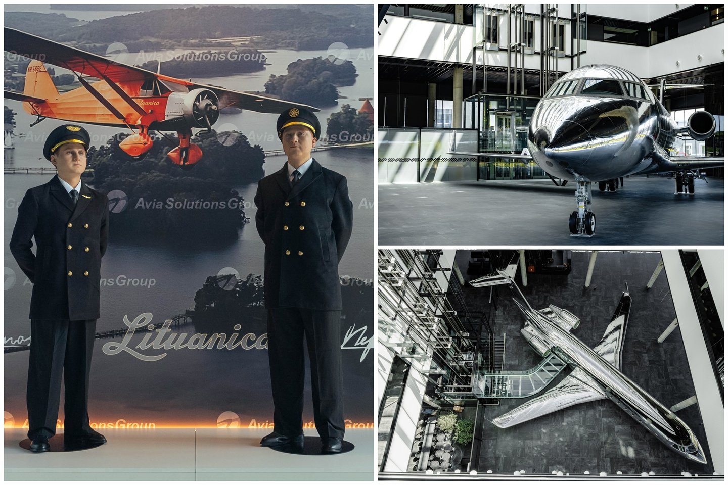 „Avia Solutions Group“, viena didžiausių pasaulyje ACMI (orlaivių nuoma su įgula, technine priežiūra ir draudimu) paslaugas teikiančių įmonių grupių pasaulyje, minėdama Stepono Dariaus ir Stasio Girėno skrydžio per Atlantą 90-metį, specialiai šiai progai sukūrė realaus dydžio garsiųjų pilotų vaškines figūras.<br>Lrytas.lt koliažas.