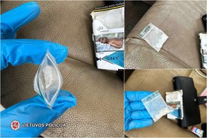 Trakuose sustabdytame BMW automobilyje rasta kvaišalų