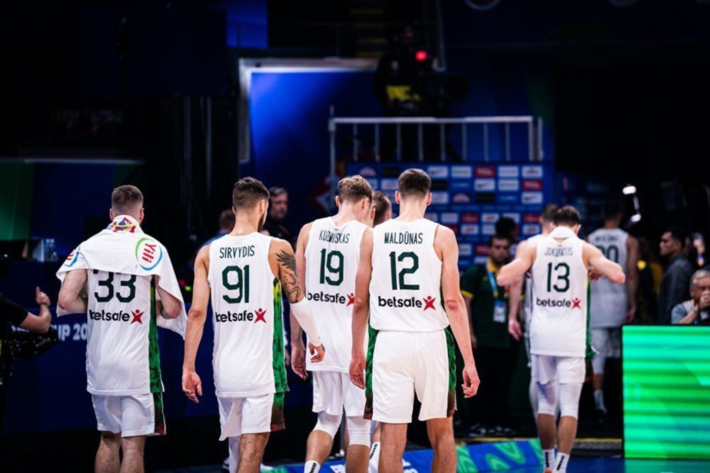 Lietuvos krepšinio rinktinė.<br>FIBA nuotr.