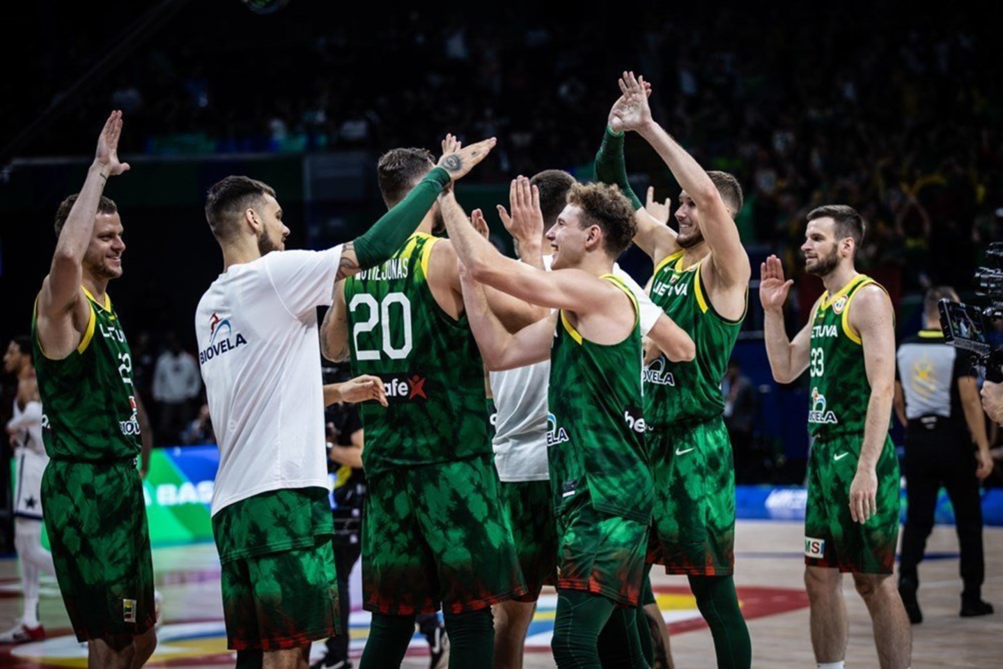 Lietuvos krepšinio rinktinė.<br>FIBA nuotr.