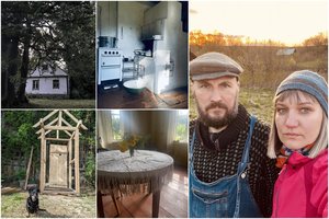 Vilnietė menininkė ryžosi avantiūrai: vieną savaitgalį išsirinko sodybą, kitą – joje įsikūrė