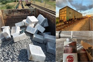 Kenoje krovininio traukinio vagone aptikta cigarečių kontrabandos siunta