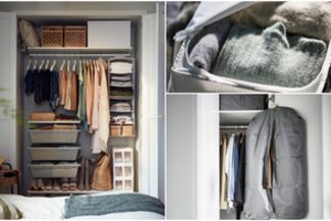 Kaip ir kur laikyti vasarinius drabužius: neapgalvoję nepulkite pirkti tam skirtų maišų ar dėžių